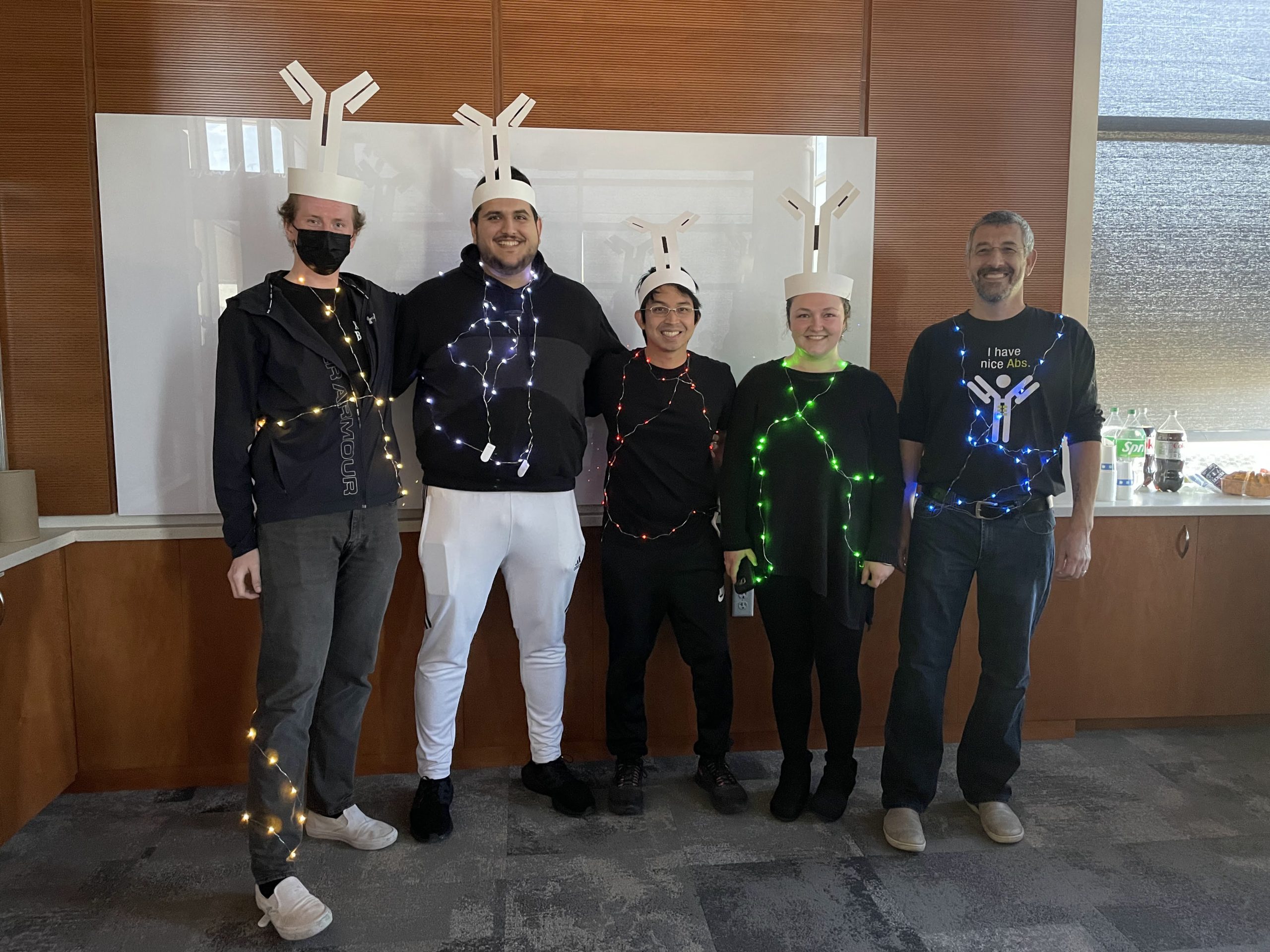 Lab in antibody Halloween costume in 2022